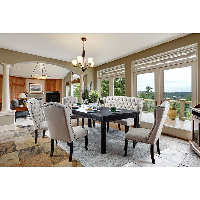 Sania 9 Pc Dining Table Set - My Sweet Home Furniture (Queens, NY)