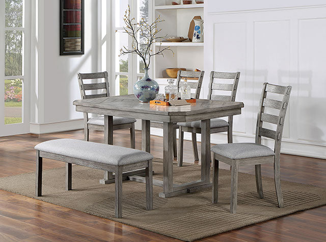 Laquila Dining Table Set Bench - My Sweet Home Furniture (Queens, NY)