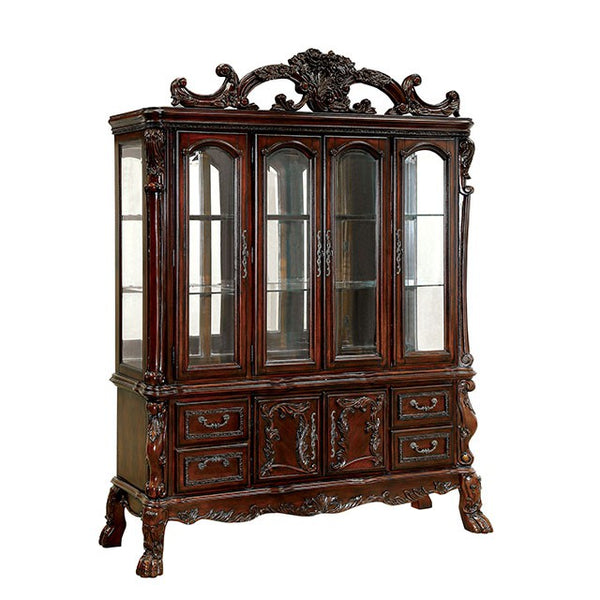 MEDIEVE Cherry Hutch & Buffet, Cherry - My Sweet Home Furniture (Queens, NY)