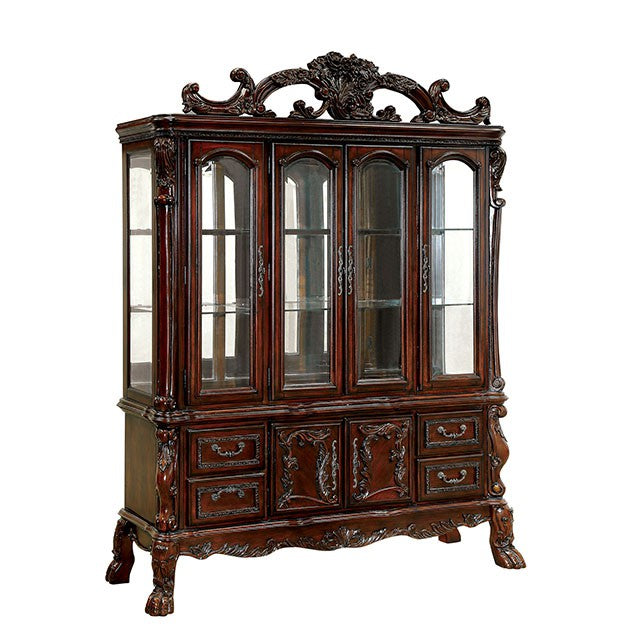 MEDIEVE Cherry Hutch & Buffet, Cherry - My Sweet Home Furniture (Queens, NY)