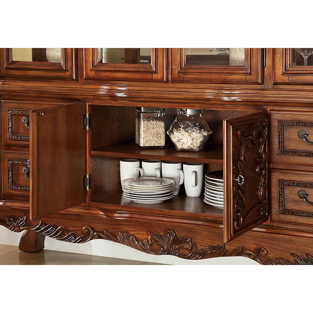 Medieve Antique Oak Hutch & Buffet - My Sweet Home Furniture (Queens, NY)