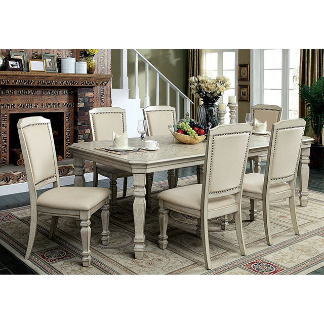 HOLCROFT Antique White/Ivory Side Chair (2/CTN) - My Sweet Home Furniture (Queens, NY)