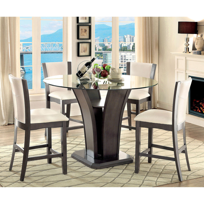 Manhattan 5 Pc Counter Ht Table Set - My Sweet Home Furniture (Queens, NY)