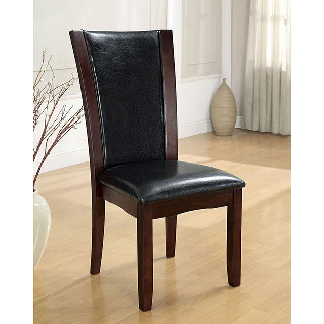 Manhattan 7 Pc Dining Table Set Cherry - My Sweet Home Furniture (Queens, NY)