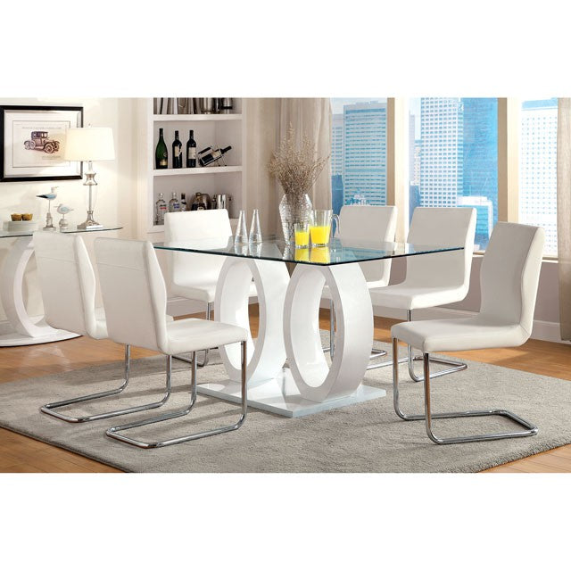 Lodia 7 Pc Dining Table Set - My Sweet Home Furniture (Queens, NY)