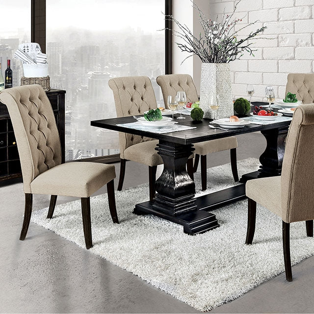 Nerissa 7 Pc Dining Table Set - My Sweet Home Furniture (Queens, NY)