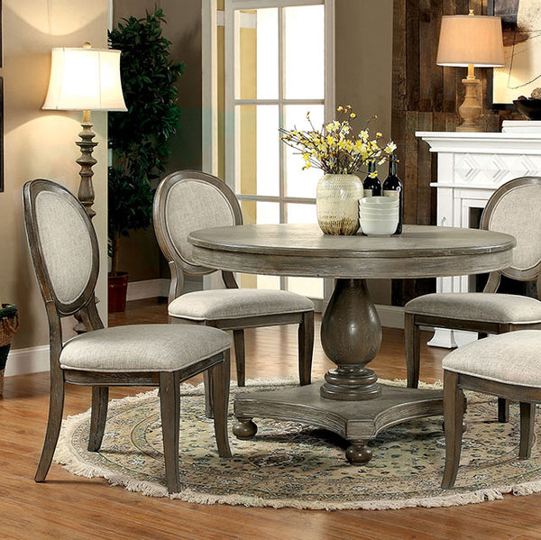 Kathryn 5 Pc Dining Table Set Rustic - My Sweet Home Furniture (Queens, NY)