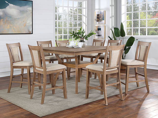 Upminster 7 Pc Counter Ht Table Set - My Sweet Home Furniture (Queens, NY)