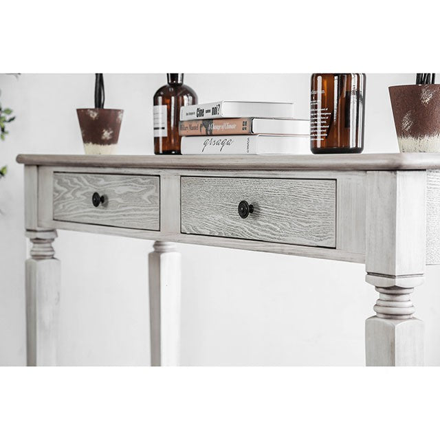 Joliet Antique White End Table - My Sweet Home Furniture (Queens, NY)