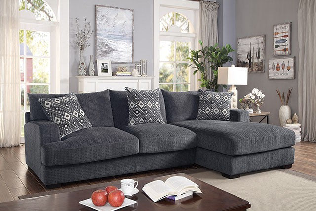 Kaylee L-Sectional w/ Right Chaise - My Sweet Home Furniture (Queens, NY)