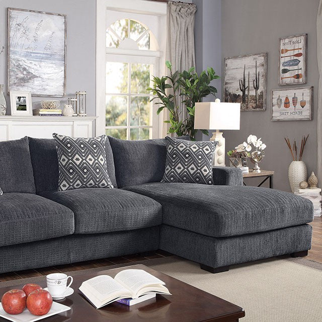 Kaylee L-Sectional w/ Right Chaise - My Sweet Home Furniture (Queens, NY)