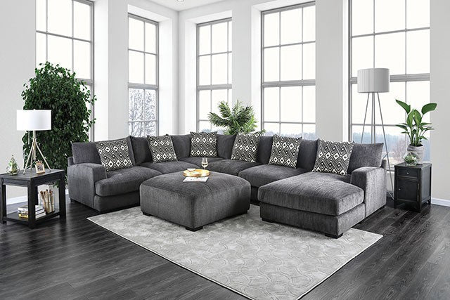 Kaylee U-Sectional w/ Right Chaise - My Sweet Home Furniture (Queens, NY)