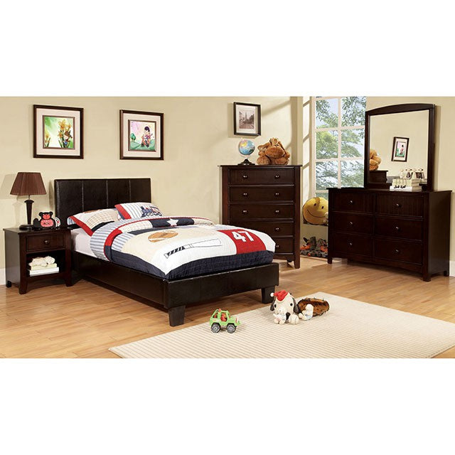 Corry Dark Walnut Mirror - My Sweet Home Furniture (Queens, NY)