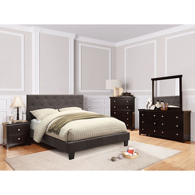 Leeroy Bed Ivory & Brown - My Sweet Home Furniture (Queens, NY)
