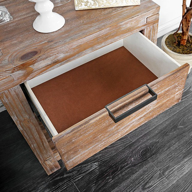 Wynton Weathered Light Oak Cal.King Bed - My Sweet Home Furniture (Queens, NY)