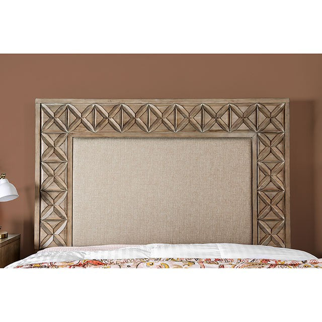 Markos Bed Oak - My Sweet Home Furniture (Queens, NY)