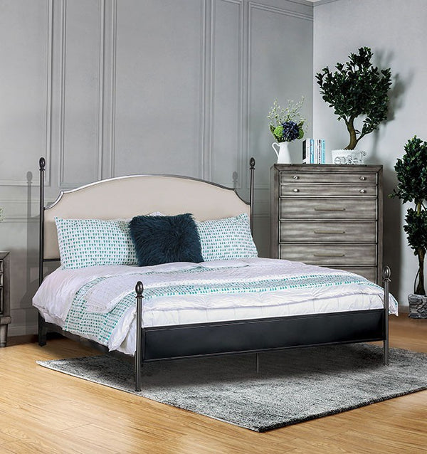 Sinead E.King Bed Black - My Sweet Home Furniture (Queens, NY)