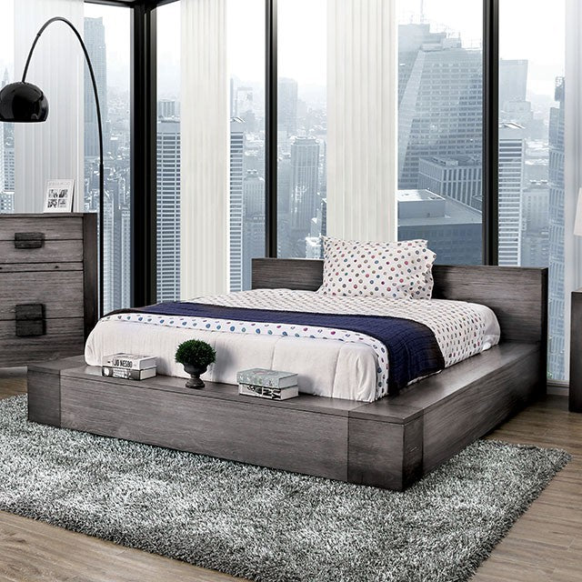 Janeiro Bed Brown & Grey - My Sweet Home Furniture (Queens, NY)