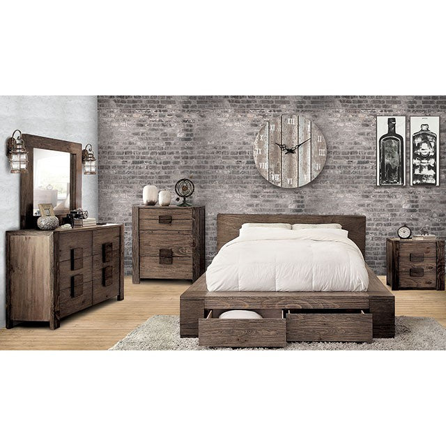 Janeiro Bed Brown & Grey - My Sweet Home Furniture (Queens, NY)