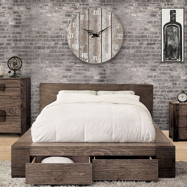 Janeiro Bed Brown & Grey - My Sweet Home Furniture (Queens, NY)