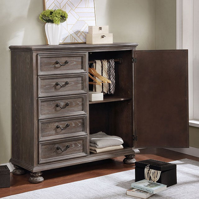Lysandra Armoire Brown - My Sweet Home Furniture (Queens, NY)