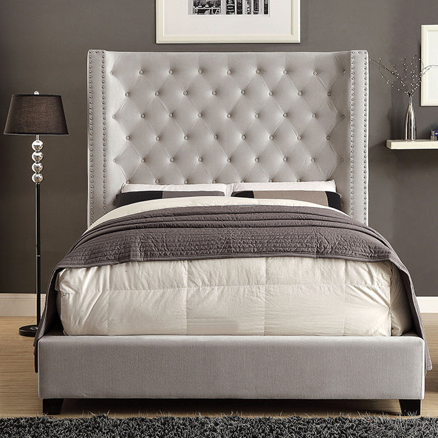 Rosabelle Bed Black, Grey, & Ivory - My Sweet Home Furniture (Queens, NY)