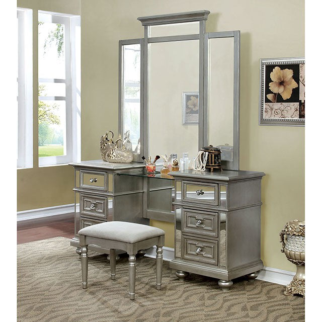 Salamanca Vanity W/ Stool - My Sweet Home Furniture (Queens, NY)