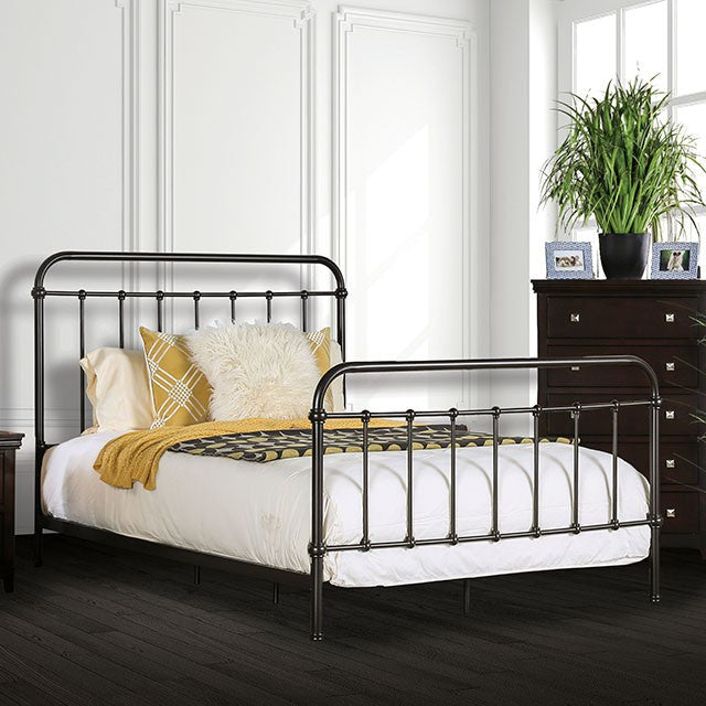 Iria Bed Brown & Black - My Sweet Home Furniture (Queens, NY)