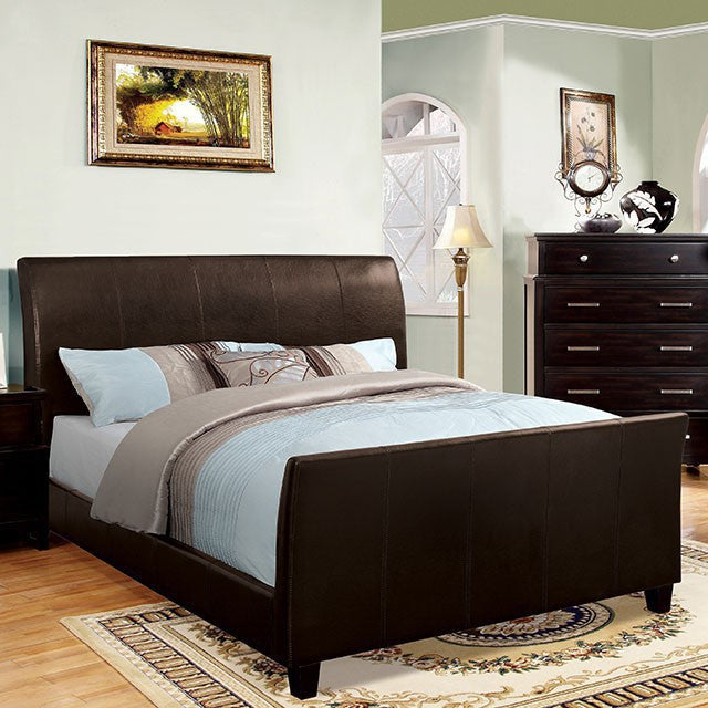 Maynard Bed Espresso & White - My Sweet Home Furniture (Queens, NY)