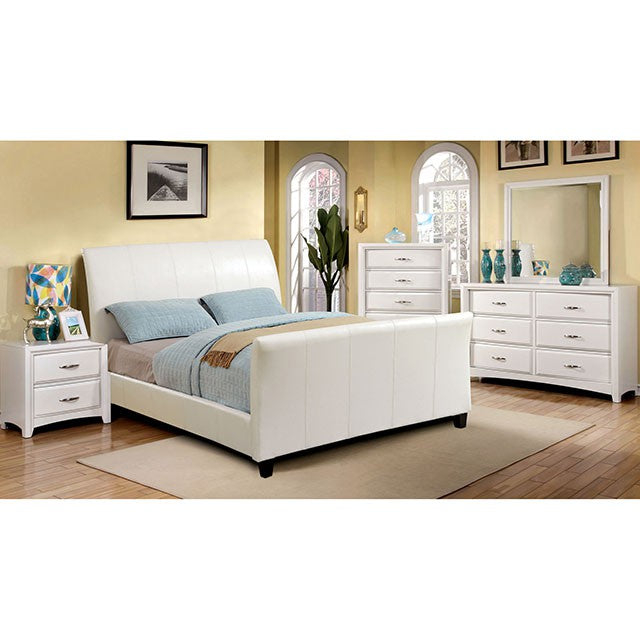 Maynard Bed Espresso & White - My Sweet Home Furniture (Queens, NY)
