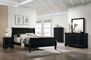 Louis Philippe Full, Twin, Full, & King Bed Black, Grey, Brown & White - My Sweet Home Furniture (Queens, NY)