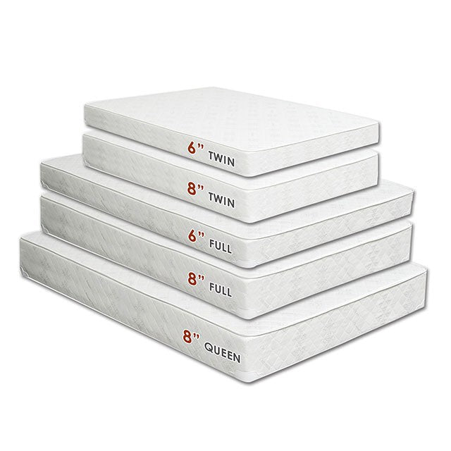 Daisy White 8" Bunkie Board Combo Mattress, Queen - My Sweet Home Furniture (Queens, NY)