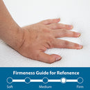 Hollyhock 3" Twin XL Tri-Fold Memory Foam Topper