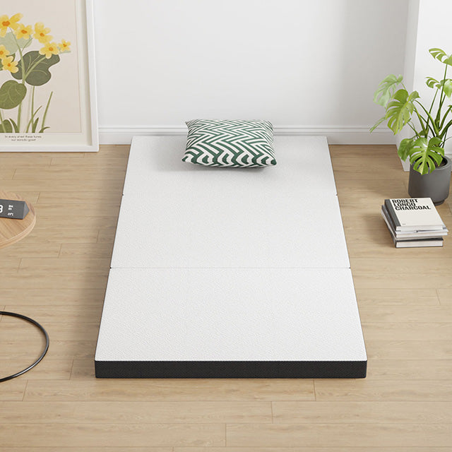 Hollyhock 4" Twin XL Tri-Fold Memory Foam Topper - My Sweet Home Furniture (Queens, NY)