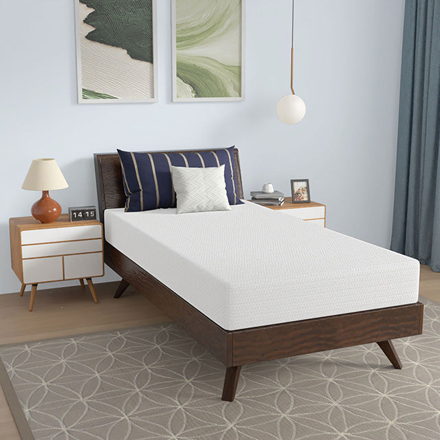 Nasturtium 8" Twin Bamboo Charcoal Infused Memory Foam - My Sweet Home Furniture (Queens, NY)