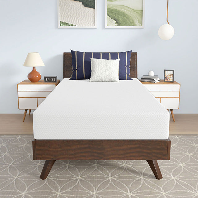 Nasturtium 8" Twin Bamboo Charcoal Infused Memory Foam - My Sweet Home Furniture (Queens, NY)
