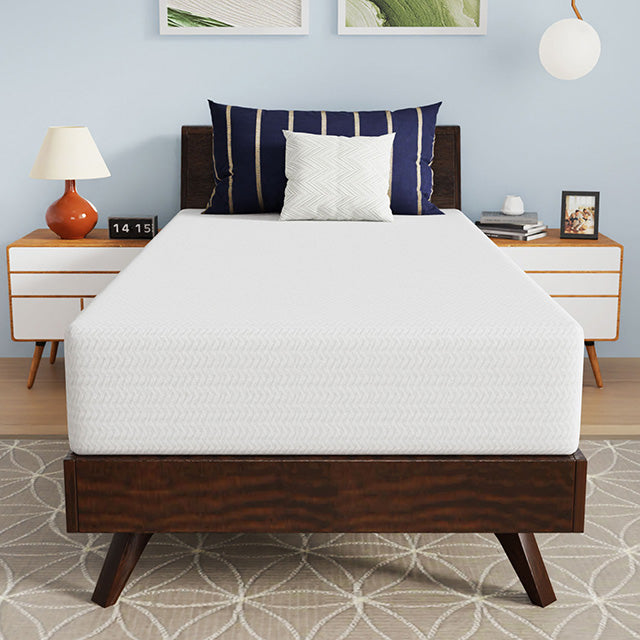 Nasturtium 10" Twin Bamboo Charcoal Infused Memory Foam - My Sweet Home Furniture (Queens, NY)
