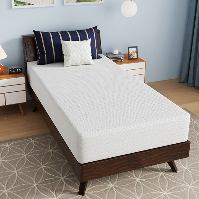 Nasturtium 10" Twin Bamboo Charcoal Infused Memory Foam - My Sweet Home Furniture (Queens, NY)