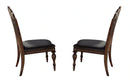 Rosanna Traditional Style Dining Side Chair in Cherry finish Wood