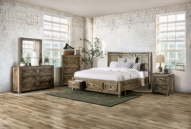 Oakridge Bed Brown & Grey - My Sweet Home Furniture (Queens, NY)