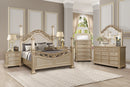 Valentina Traditional Style Chest in Gold finish Wood