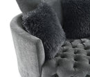 Sofi Button Tufted Swivel Chair
