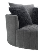 Hoople Channel Tufted Swivel Chair