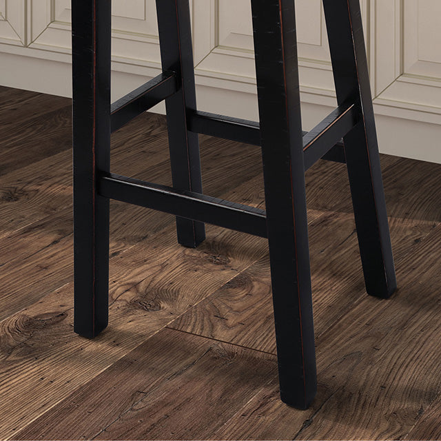 Biasca 24" Stool (2/CTN) White, Brown, & Black