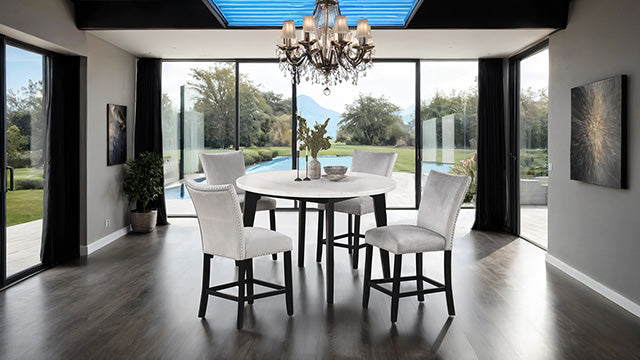 Sabro 5 Pc Dining Table Set Black - My Sweet Home Furniture (Queens, NY)