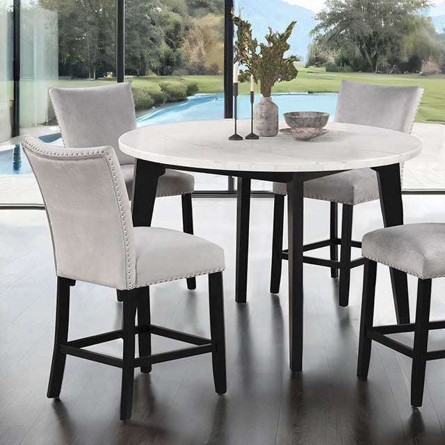 Sabro 5 Pc Dining Table Set Black - My Sweet Home Furniture (Queens, NY)