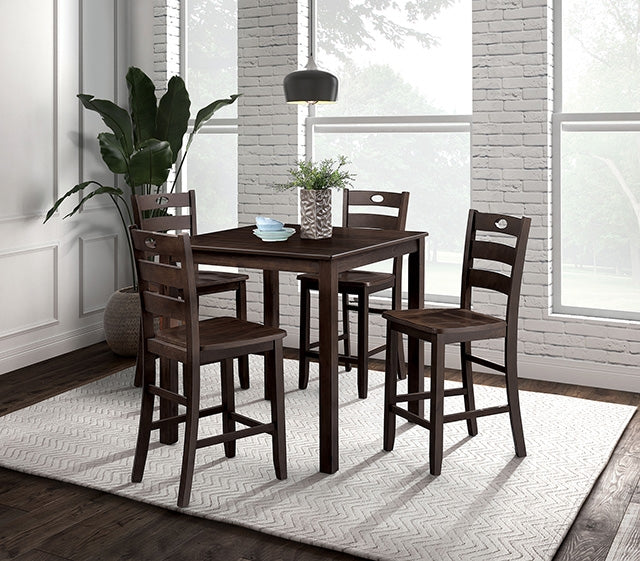 Lubbock 5 Pc. Counter Ht. Table Set - My Sweet Home Furniture (Queens, NY)