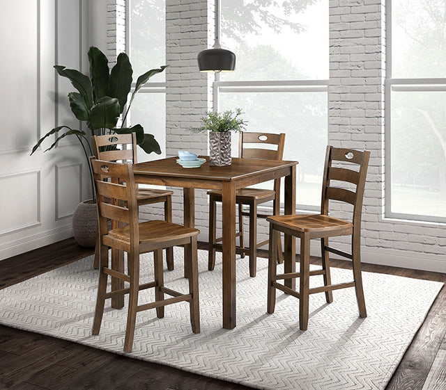 Lubbock 5 Pc. Counter Ht. Table Set - My Sweet Home Furniture (Queens, NY)
