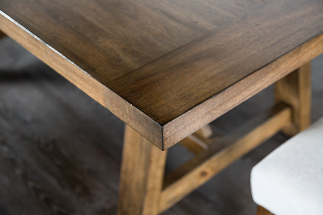 Losone Dining Table Set with Bench Rustic - My Sweet Home Furniture (Queens, NY)