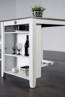 Lescles 3 Pc Counter Ht Set (1 Table + 2 Chairs) - My Sweet Home Furniture (Queens, NY)